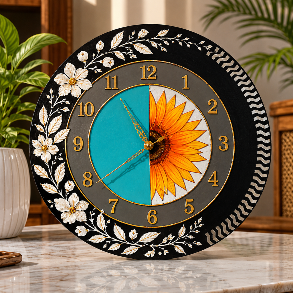 clock handmade