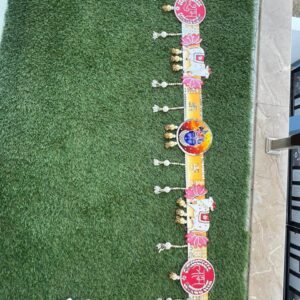 Handcrafted Shreenathji Theme Sacred Toran by Mud Moves — Hero View