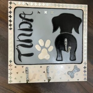 Handcrafted Dog Leash Holder by Mud Moves — Hero View