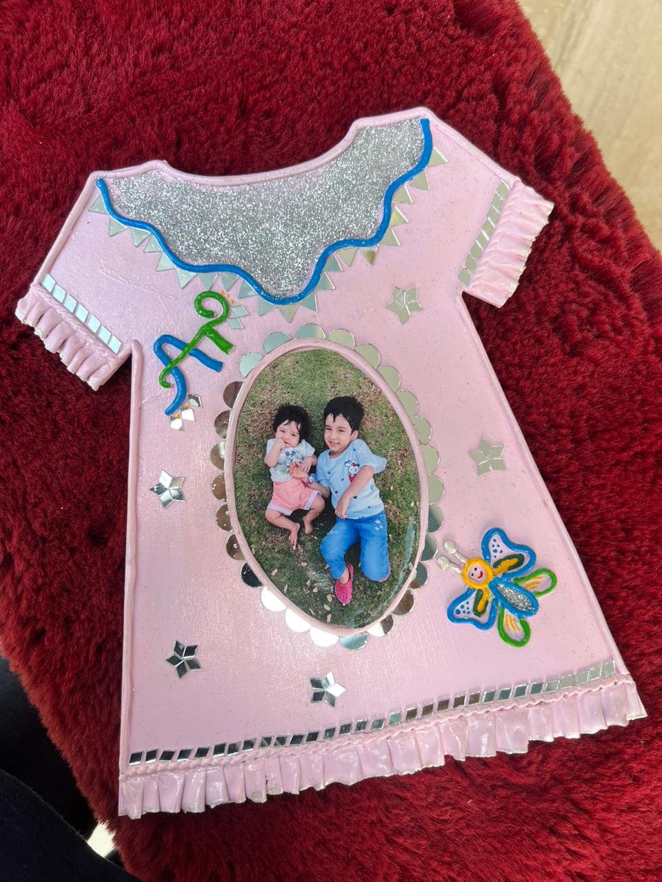 Dress of Memories Baby Photo Frame — Premium Indian Photo Frames Decor by Mud Moves