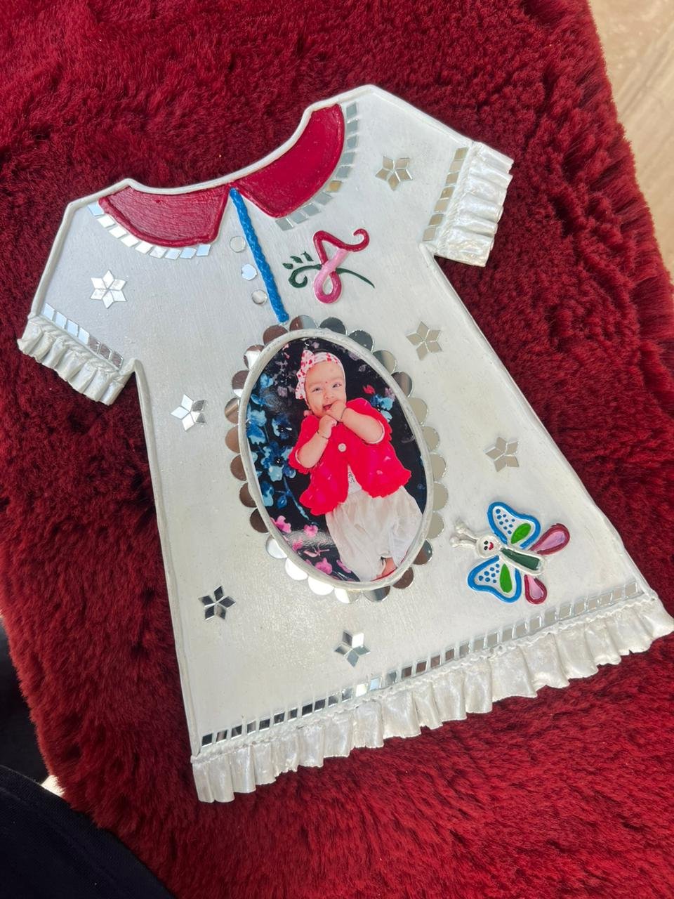 Handcrafted Dress of Memories Baby Photo Frame by Mud Moves — Hero View