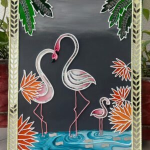 Handcrafted Flamingo In Pair by Mud Moves — Hero View