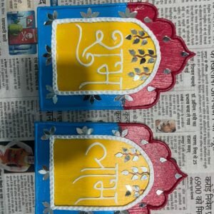Handcrafted Jharokha Shubh Labh by Mud Moves — Hero View