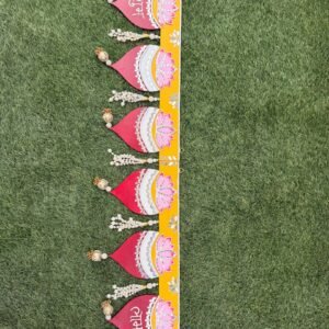 Paan Shaped Toran Bandarwal 36 Inch — Handmade by Mud Moves | Rs 2100