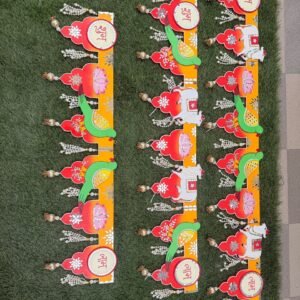 Peacock Themed Toran Bandarwal 42 Inch — Handmade by Mud Moves | Festive Door Decor Rs 2700