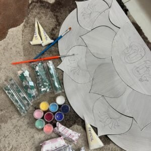 Handcrafted Semi Circle Rangoli DIY Kit by Mud Moves — Hero View