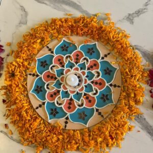 Handcrafted Shubh Chakra Pastle by Mud Moves — Hero View